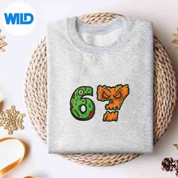 67 Zombie Pumpkin Six Seven Halloween Meme Costume SVG PNG Digital Download 4 67ZombiePumpkinSixSevenHalloweenMemeCostumesweater