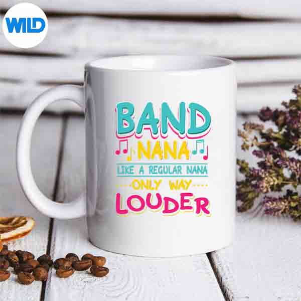 Band Nana Marching Band Vintage Silhouette SVG PNG 6 BandNanaMarchingBandVintagemug
