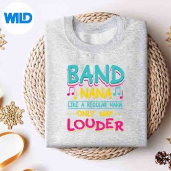 Band Nana Marching Band Vintage Silhouette SVG PNG 4 BandNanaMarchingBandVintagesweater