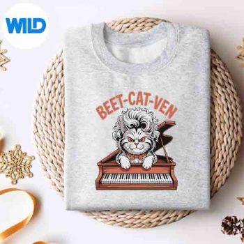 BeethovenCatPunBeetcatvenPianosweater