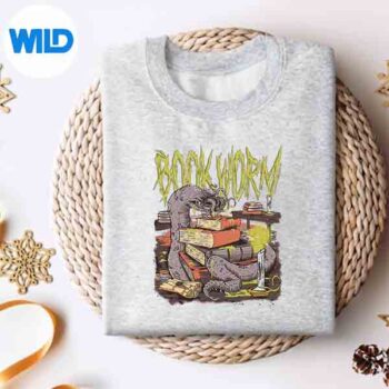 Book Worm Monster Horror Reading Book Lover Digital Design 4 BookWormMonsterHorrorReadingBookLoversweater