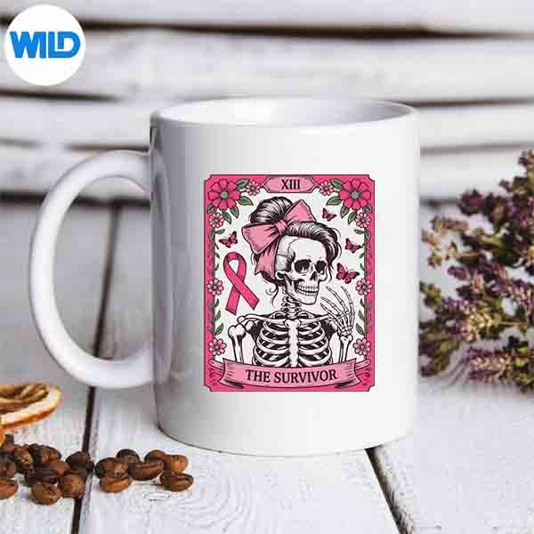 Breast Cancer Survivor Tarot Card Cut File 7 BreastCancerSurvivorTarotCardmug