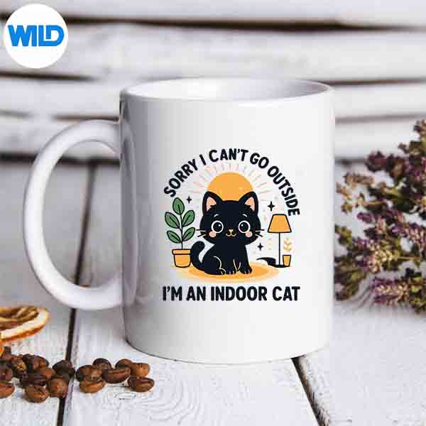 CaIntrovertSorryICantGoImAnIndoorCatmug