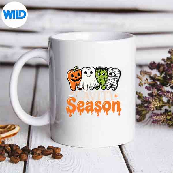 CavitySeasonHalloweenToothDentalHygienistmug