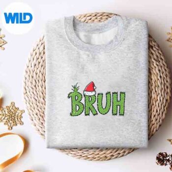 Christmas Bruh Santa Hat Xmas Meme Humor Cut File 4 ChristmasBruhSantaHatXmasMemeHumorsweater