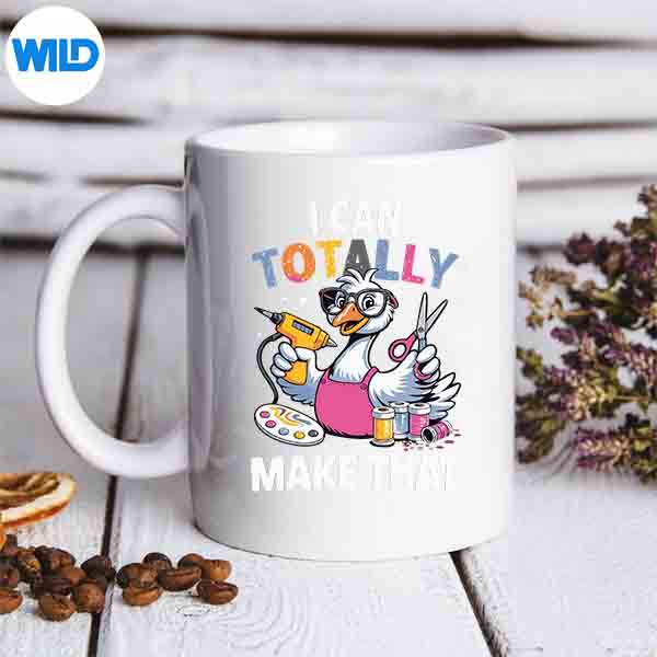 Crafting Goose I Can Totally Make That Diy Maker Art Silhouette SVG PNG 7 CraftingGooseICanTotallyMakeThatDiyMakerArtmug