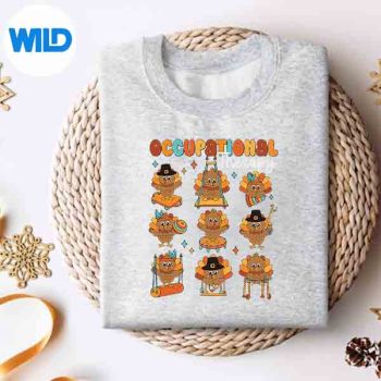 Cute Turkey Occupational Therapy Ot Therapist Thanksgiving Cut File 4 CuteTurkeyOccupationalTherapyOtTherapistThanksgivingsweater