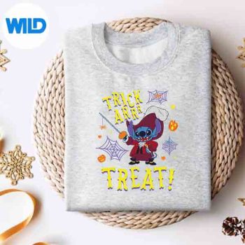 DisneyStitchCaptainHookCostumeTrickArrTreatHalloweensweater