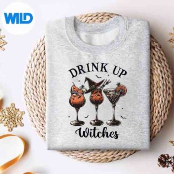 DrinkUpWitchesHalloweenPartyDrinkingWitchsweater