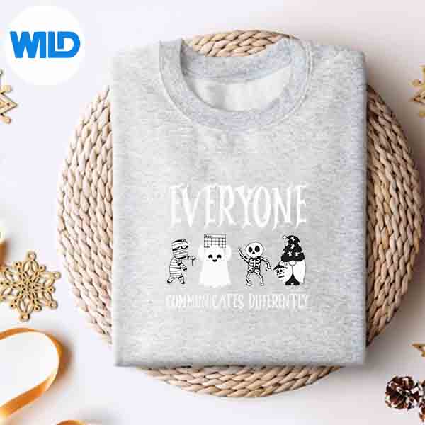 Everyone Communicates Differently Halloween Slp Unity Day SVG PNG 2 Everyone Communicates Differently Halloween Slp Unity Day SVG PNG - Image 2