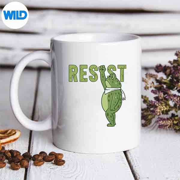 FrogResistPortlandFrogProtestPortlandFrogActivistmug