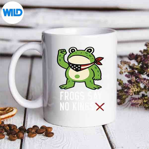 FrogsSaysNoKingsPortlandProtestArtmug