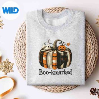 Fun Fall Book Lover Cute Teacher Student Halloween Silhouette SVG PNG Cut File 4 FunFallBookLoverCuteTeacherStudentHalloweensweater