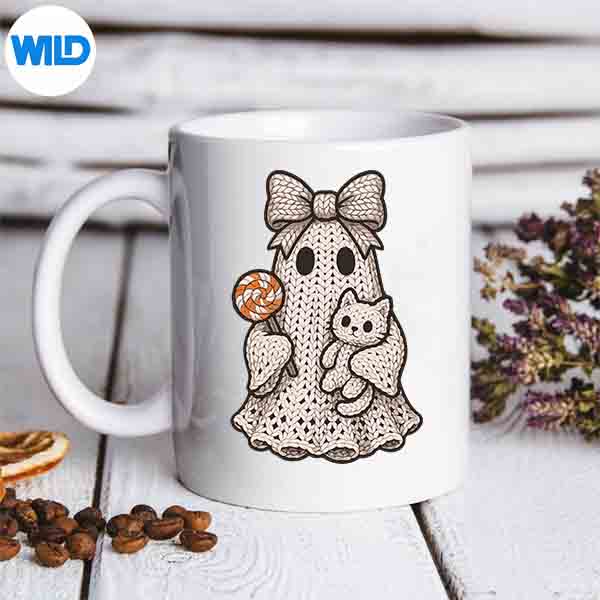 Ghost Coquette Knitting Crafting Yarn Crocheting Halloween SVG Cut File 6 GhostCoquetteKnittingCraftingYarnCrochetingHalloweenmug