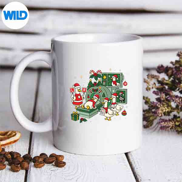 GooseSantaChristmasGooseNurseRadiologyXrayTechXmasmug