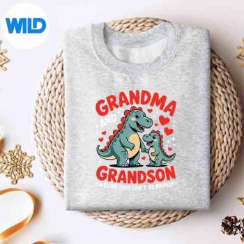 GrandmaAndGrandsonABondThatCantBeBrokenDinosaursweater