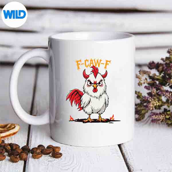 HalloweenChickenFcawfFcawfChickenPunHumormug