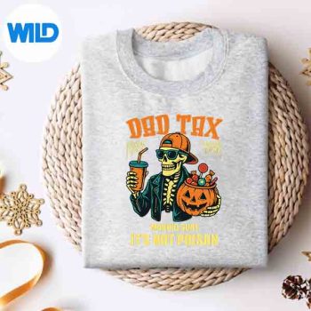 HalloweenDadTaxMakingSureNotPoisonHalloweenDadJokesweater
