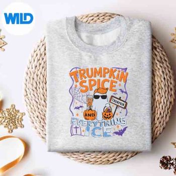 HalloweenTrumpkinSpiceAndEverythingIcePumpkinSpicesweater