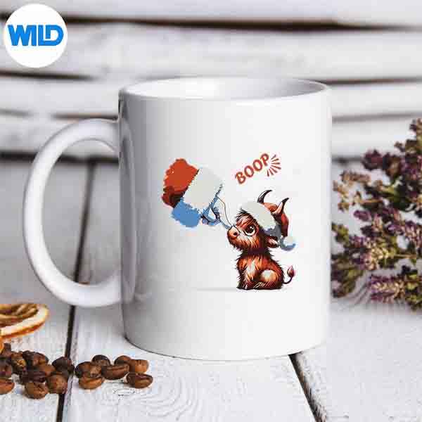 Hand Boop Christmas Highland Cow Santa Farmer Animal Western SVG PNG Download 6 HandBoopChristmasHighlandCowSantaFarmerAnimalWesternmug