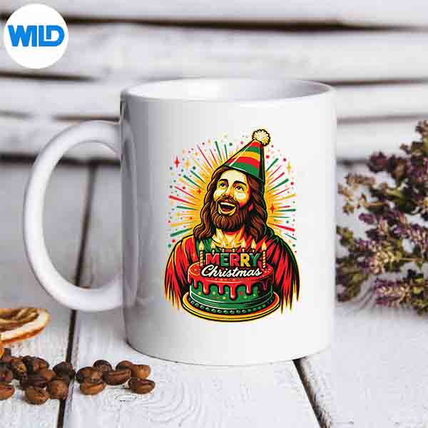 Happy Jesus Merry Christmas Pajamas Xmas SVG PNG Digital Design 6 HappyJesusMerryChristmasPajamasXmasmug