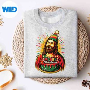 Happy Jesus Merry Christmas Pajamas Xmas SVG PNG Digital Design 4 HappyJesusMerryChristmasPajamasXmassweater