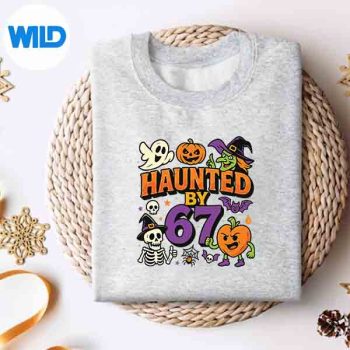 HauntedBy67GhostPumpkinWitchHalloweenCostumesweater