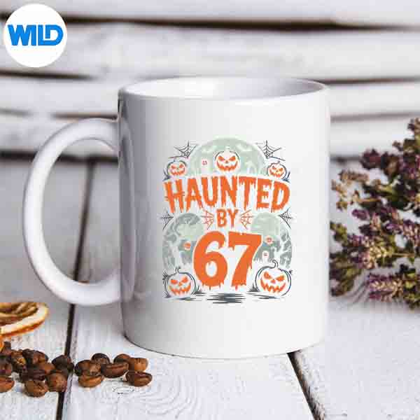 Haunted By 67 Meme Halloween Pumpkin Cut File 6 HauntedBy67MemeHalloweenPumpkinmug