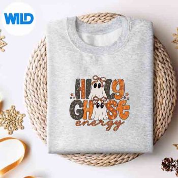 Holy Ghost Energy Christian Halloween Digital Design 4 HolyGhostEnergyChristianHalloweensweater