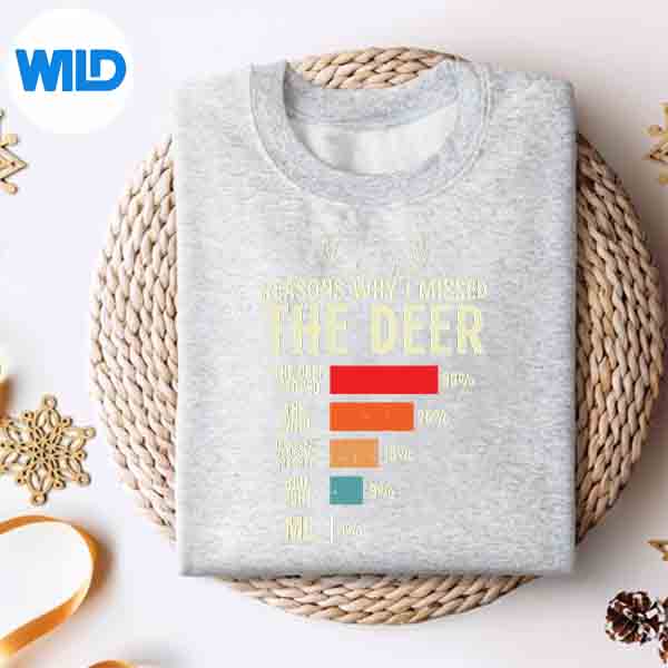Hunter Reasons Why I Missed The Deer Hunting SVG PNG Digital Design 2 Hunter Reasons Why I Missed The Deer Hunting SVG PNG Digital Design - Image 2