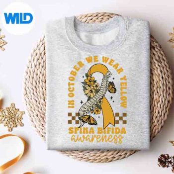 InOctoberWeWearRedRibbonWeekAwarenesssweater