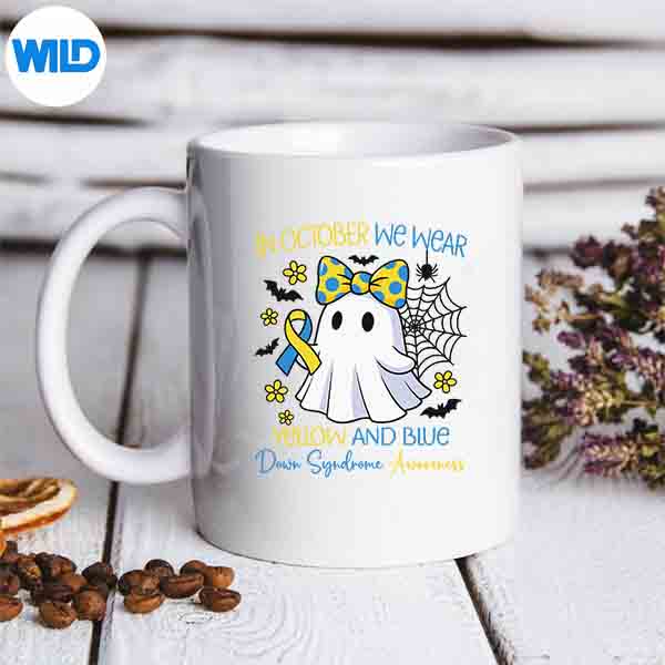 In October We Wear Yellow And Blue Down Syndrome Awareness Silhouette SVG PNG 6 InOctoberWeWearYellowAndBlueDownSyndromeAwarenessmug 1