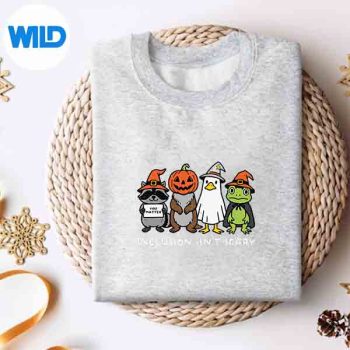 InclusionIsntScarySlpHalloweenSpedTeacherAnimalsweater