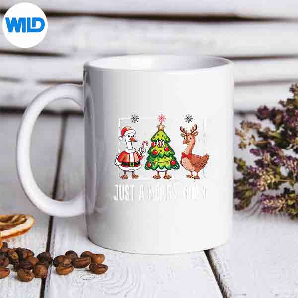 Just A Merry Goose Santa Christmas Tree Reindeer Xmas Pjs SVG PNG Download 6 JustAMerryGooseSantaChristmasTreeReindeerXmasPjsmug
