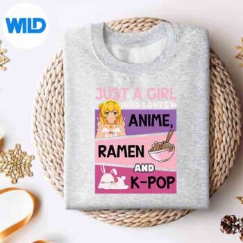 K Pop Anime Ramen Cant Hear You Im Listening Kpop Kawaii Cut File 4 KPopAnimeRamenCantHearYouImListeningKpopKawaiisweater