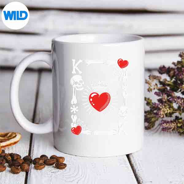 King Of Hearts Card Costume Halloween King Of Hearts Vector Design 6 KingOfHeartsCardCostumeHalloweenKingOfHeartsmug