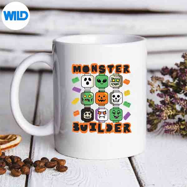 MonsterBuilderHalloweenBuildingBricksBrickHeadmug