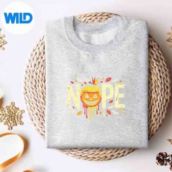NoKingsHalloween2025DistressedUsaFlagsweater