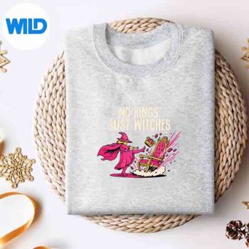 NoKingsJustWitchesBreastCancerAwarenessPinkWitchsweater
