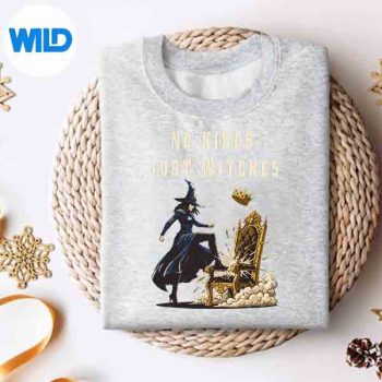 No Kings Just Witches Witchcore Halloween Art SVG PNG Digital Design 4 NoKingsJustWitchesWitchcoreHalloweenArtsweater