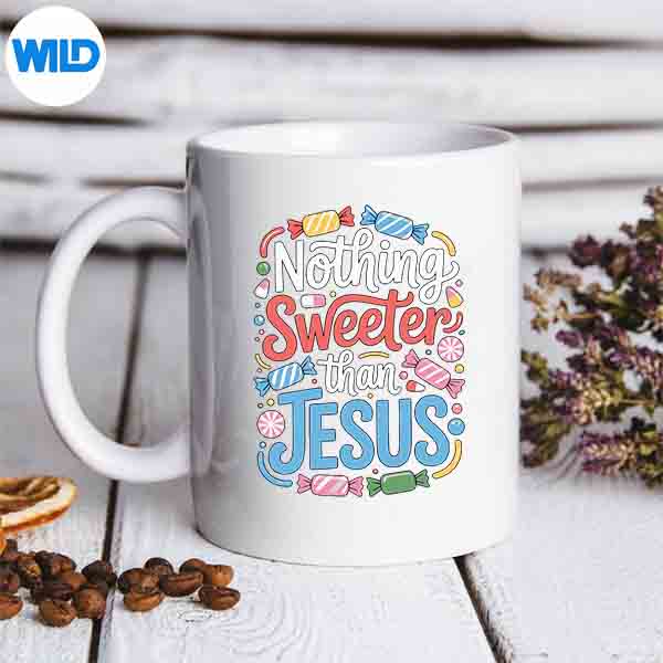 NothingSweeterThanJesusFaithChristianmug