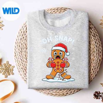 Oh Snap Gingerbread Christmas Xmas Cookie Baking Holiday Silhouette SVG PNG Cut File 4 OhSnapGingerbreadChristmasXmasCookieBakingHolidaysweater