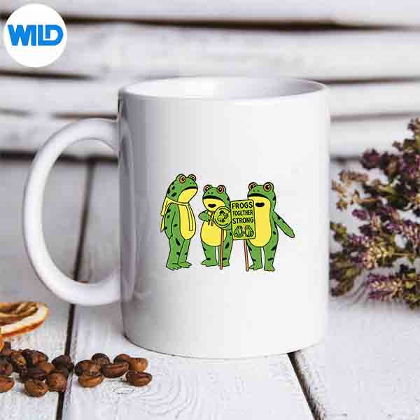 PortlandFrogBrigadeOregonFrogsTogetherStrongmug