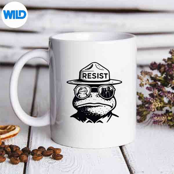 Portland Frog City Art Portland Frog Protest SVG Cut File 6 PortlandFrogCityArtPortlandFrogProtestmug