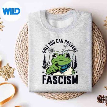 PortlandFrogOnlyYouCanPreventFascismsweater