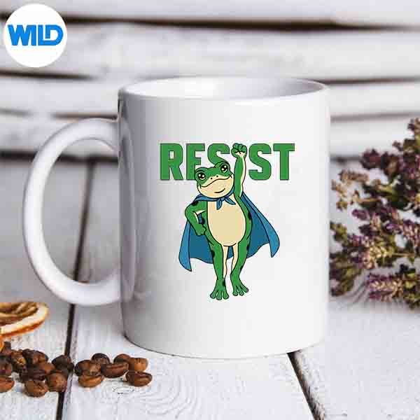 PortlandFrogResistProtestNoKingsAbolishIcemug