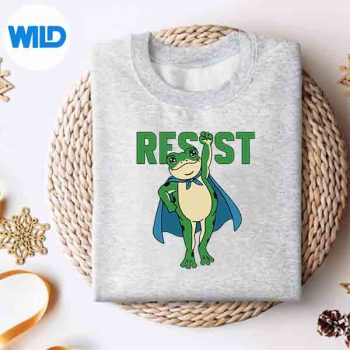 PortlandFrogResistProtestNoKingsAbolishIcesweater