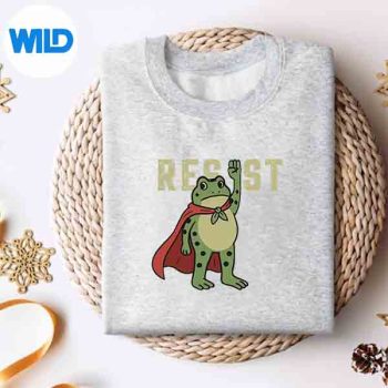 Resist Frog Portland Frog Protest For Silhouette SVG PNG Cut File 4 ResistFrogPortlandFrogProtestForsweater