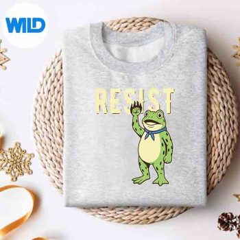 ResistFrogProtestResistancePoliticalAntitrumpsweater