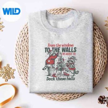 RetroFromTheWindowsToTheWallsRaccoonChristmassweater